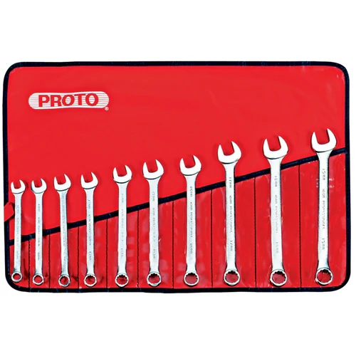Proto J1200K-MASD 10 Pc. Metric Combination ASD Wrench Set - 12 Point - Mactool Shop