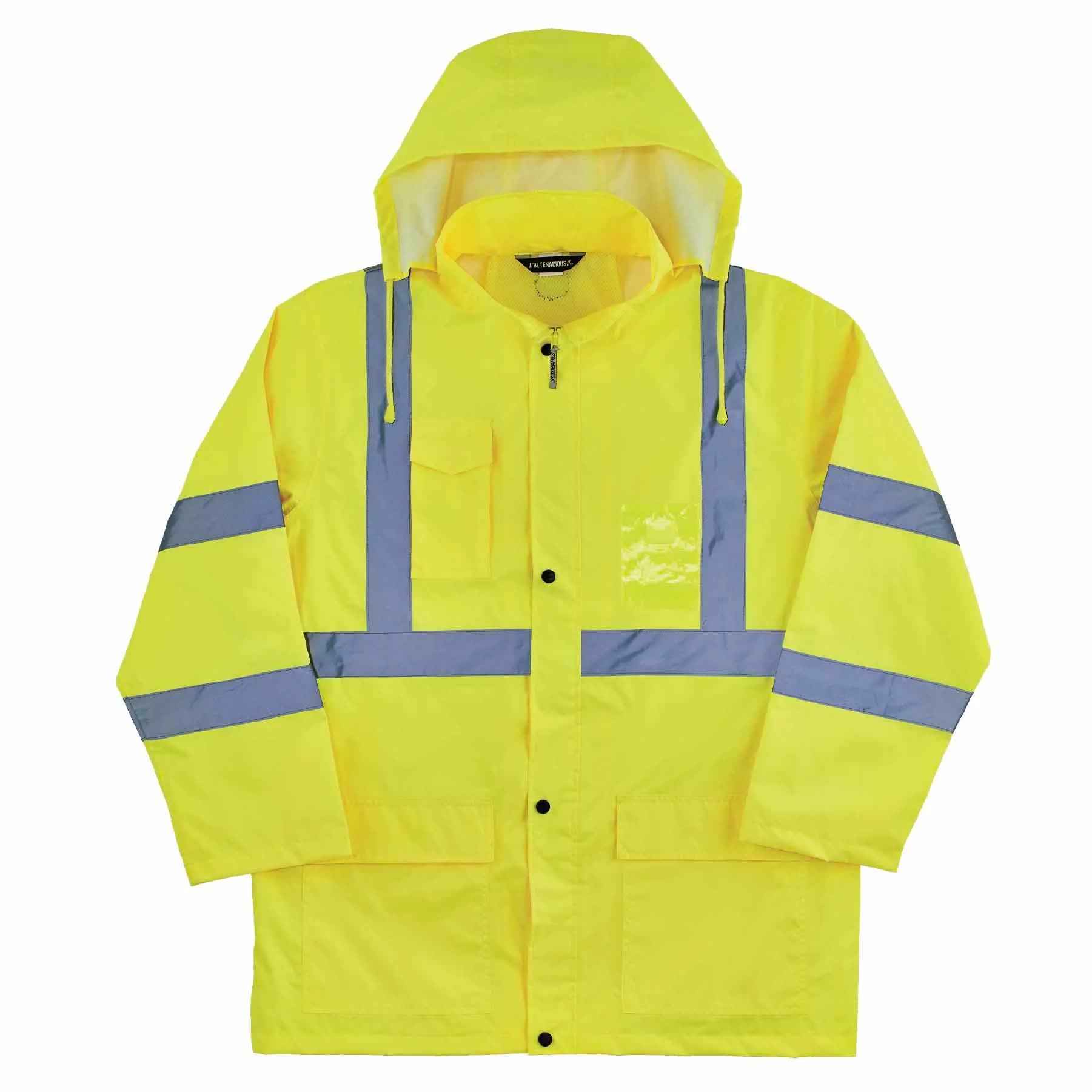 Ergodyne 24333 8366 M Lime Class 3 Lightweight Hi-Vis Rain Jacket - Mactool Shop