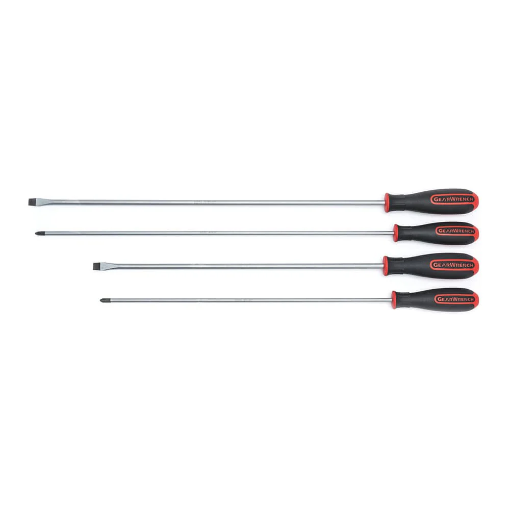 GearWrench 80069 4 Piece Dual Material, Slotted/Phillips Screwdriver Set - Mactool Shop