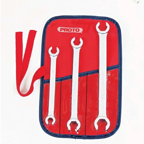 Proto J3760 3 Pc. Double End Flare Nut Wrench Set - 6 Point - Mactool Shop