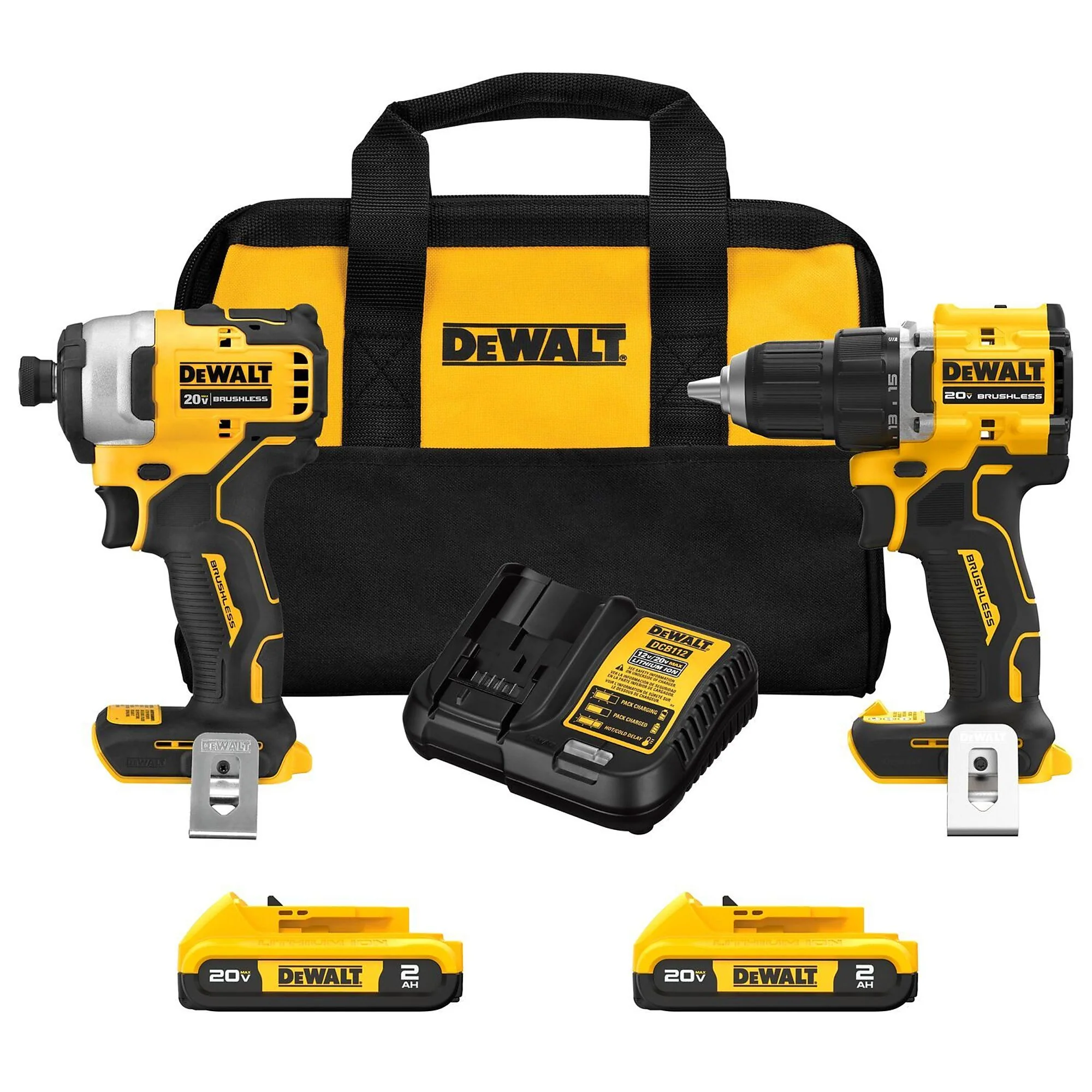 DeWalt DCK225D2 ATOMIC 20V MAX Brushless 2 Tool Combo Kit - Mactool Shop
