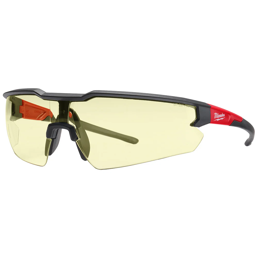 Milwaukee 48-73-2101 Safety Glasses - Yellow Anti-Scratch Lenses - Mactool Shop