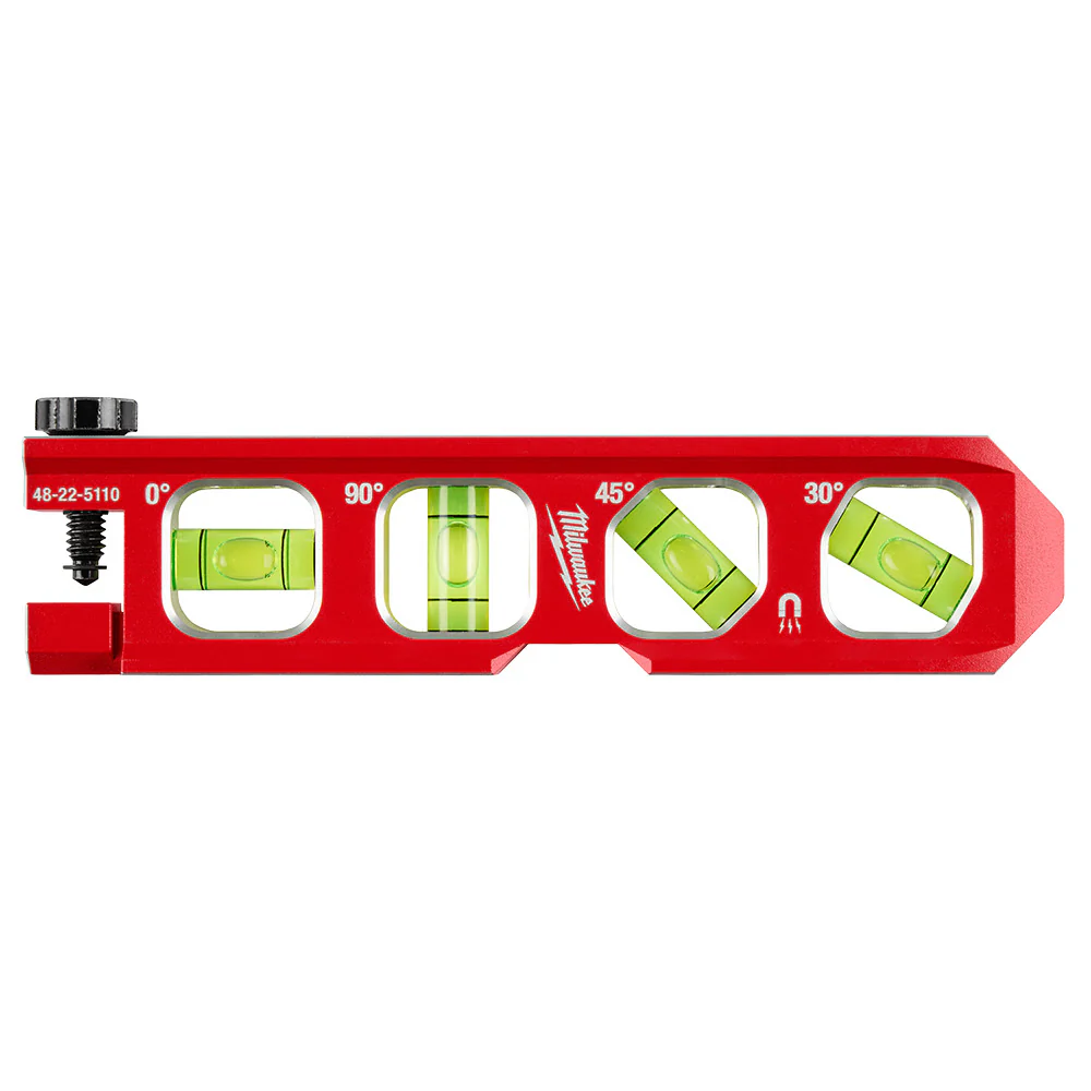 Milwaukee 48-22-5110 6.5” Pipe Lock Billet Torpedo Level - Mactool Shop
