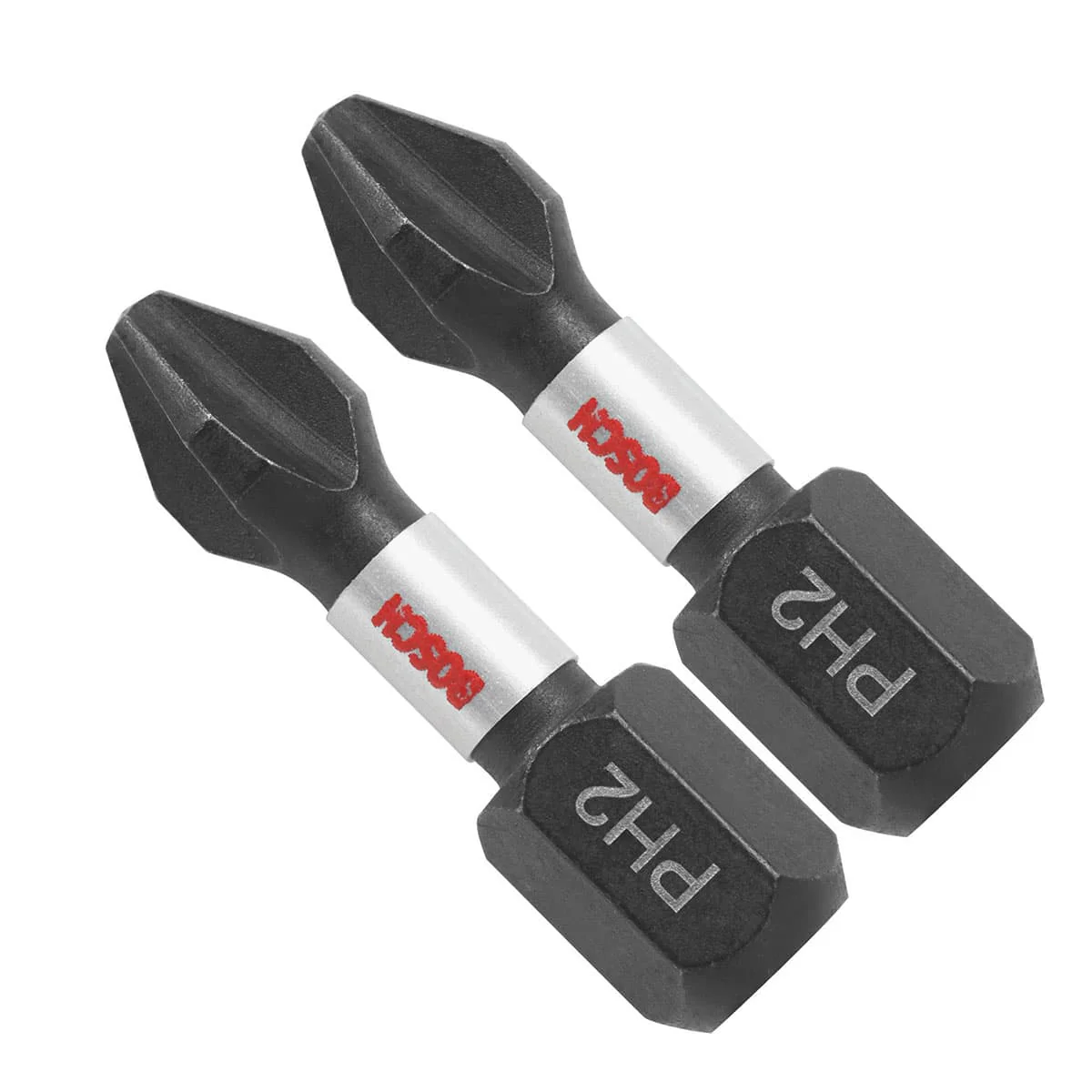 Bosch ITPH2102 2 pc. Impact Tough 1 In. Phillips #2 Insert Bits - Mactool Shop