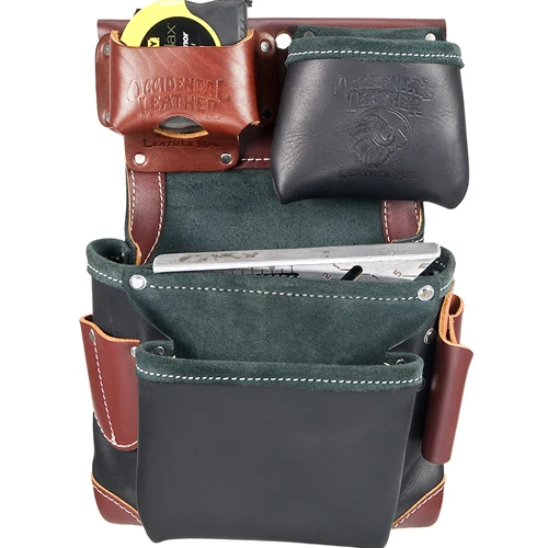 Occidental Leather B5611 Green Builder Fastener Bag - In Black - Mactool Shop