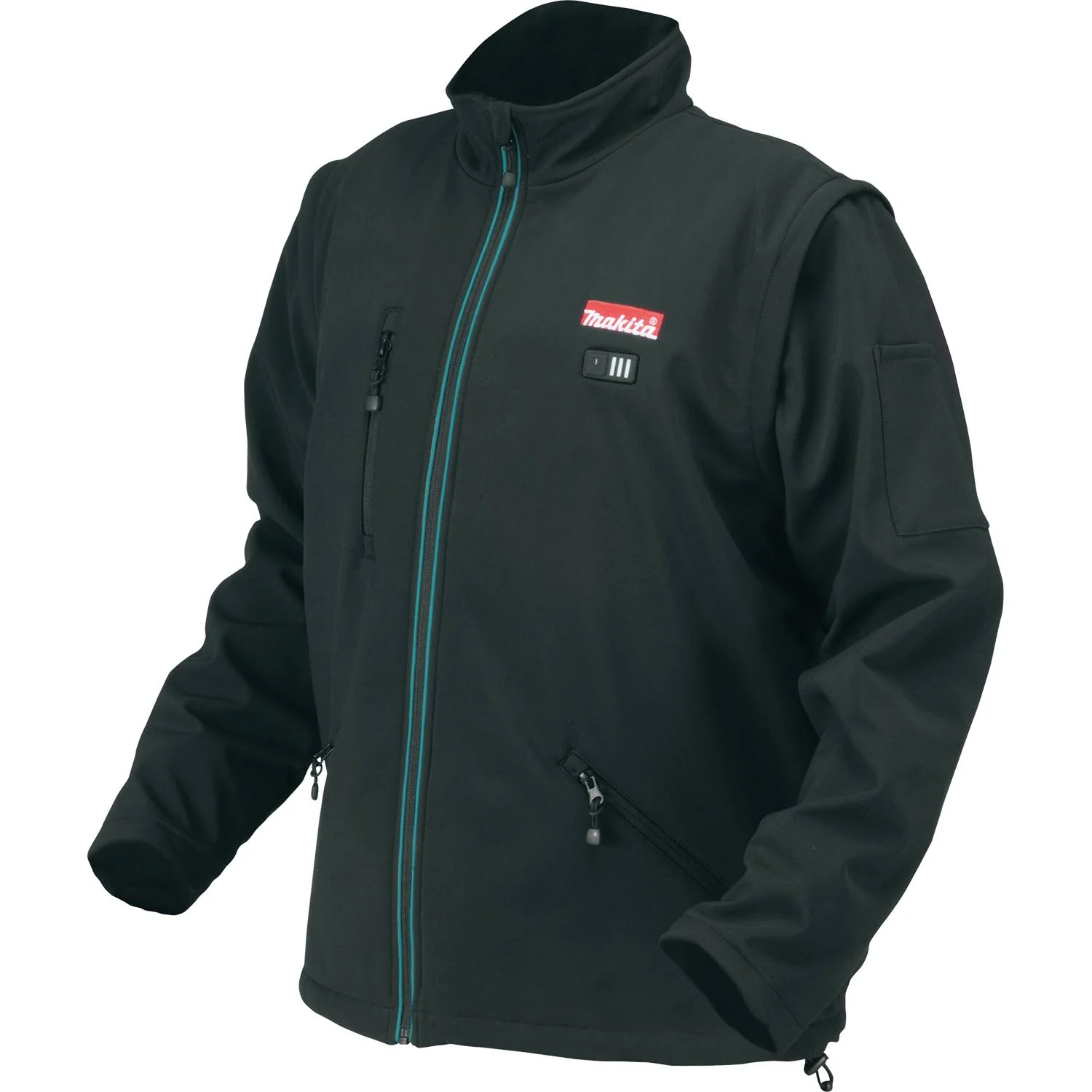 Makita DCJ200Z3XL 18V LXT Cordless Heated Jacket, Jacket Only Black, 3XL - Mactool Shop