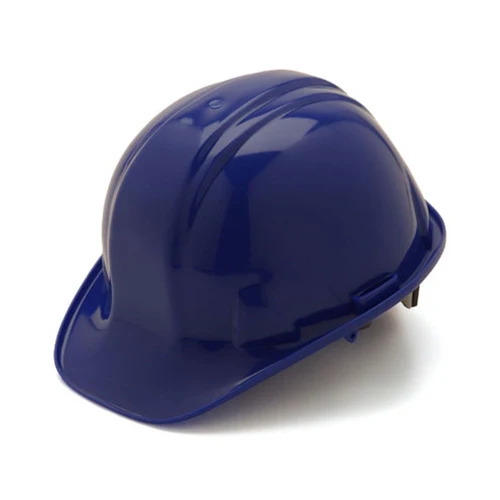 Pyramex HP14160 Blue Cap Style Hard Hat 4 Point Ratchet Suspension - Mactool Shop