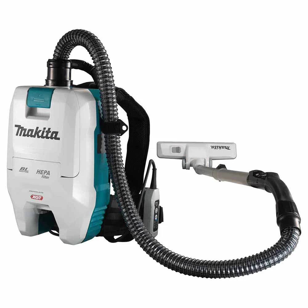 Makita GCV05ZX 40V max XGT Brushless Cordless 2 Quart HEPA Filter Backpack Dry Vacuum, Tool Only - Mactool Shop