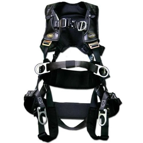 Guardian 293072 Tower Edge Construction Harness XXL, Pass-Thru Chest, Tongue Buckle Legs/Waist - Mactool Shop