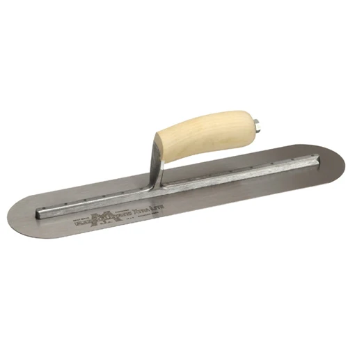 MarshallTown MXS64FR 13520 - 14 X 4 Finishing Trl-Fully Rounded Curved Wood Handle - Mactool Shop