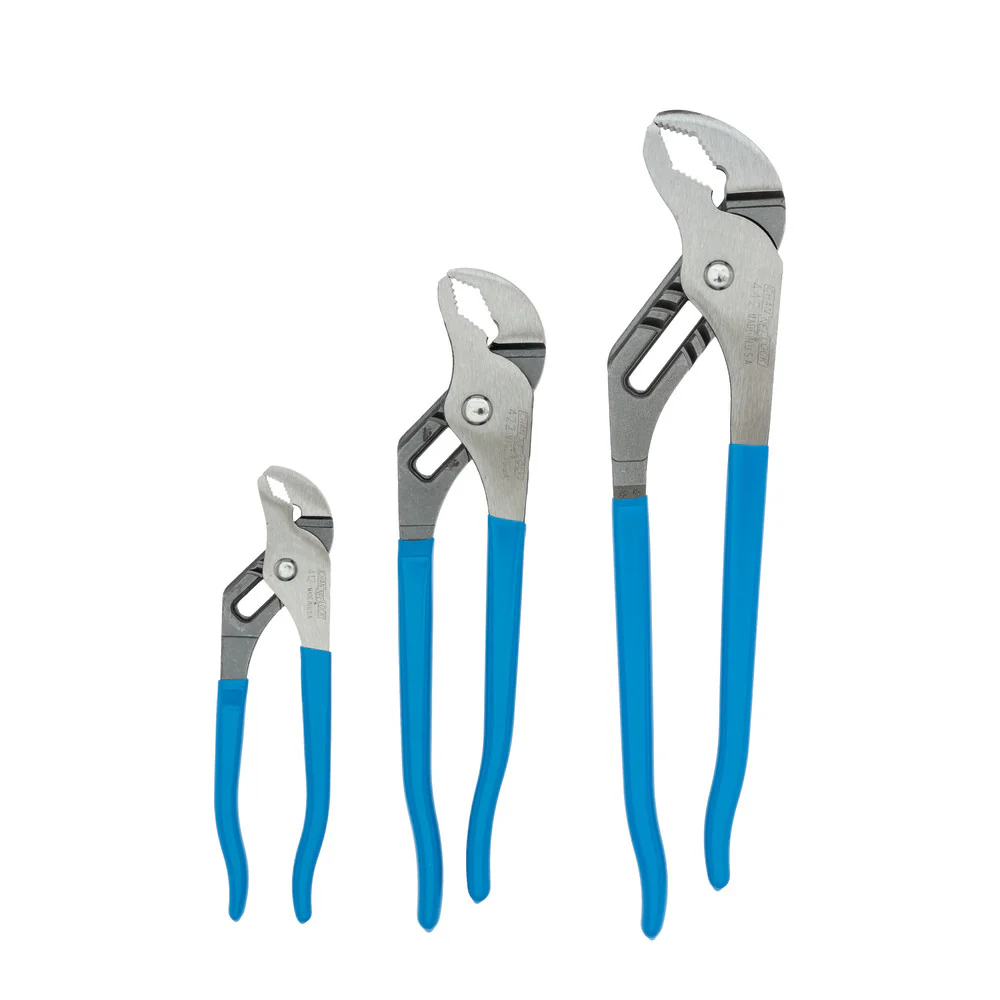 Channellock VJ-3 V Jaw Tongue & Groove Set, 6.5