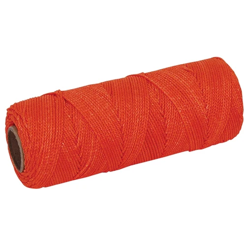MarshallTown ML610 10261 - Braided Nylon Mason's Line 1000' Fl. Orange, Size 18 6