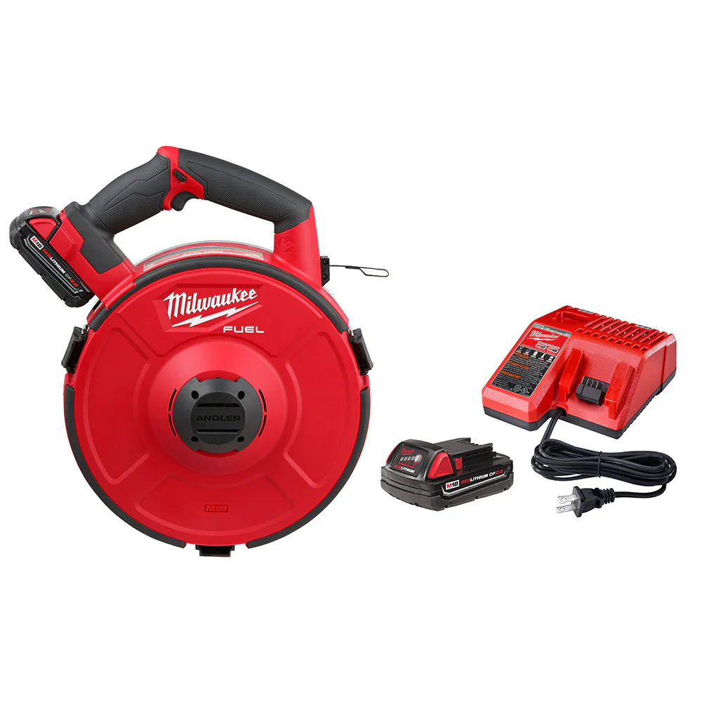 Milwaukee 2873B-22 M18 FUEL Angler 240' Steel Pulling Fish Tape Kit - Mactool Shop