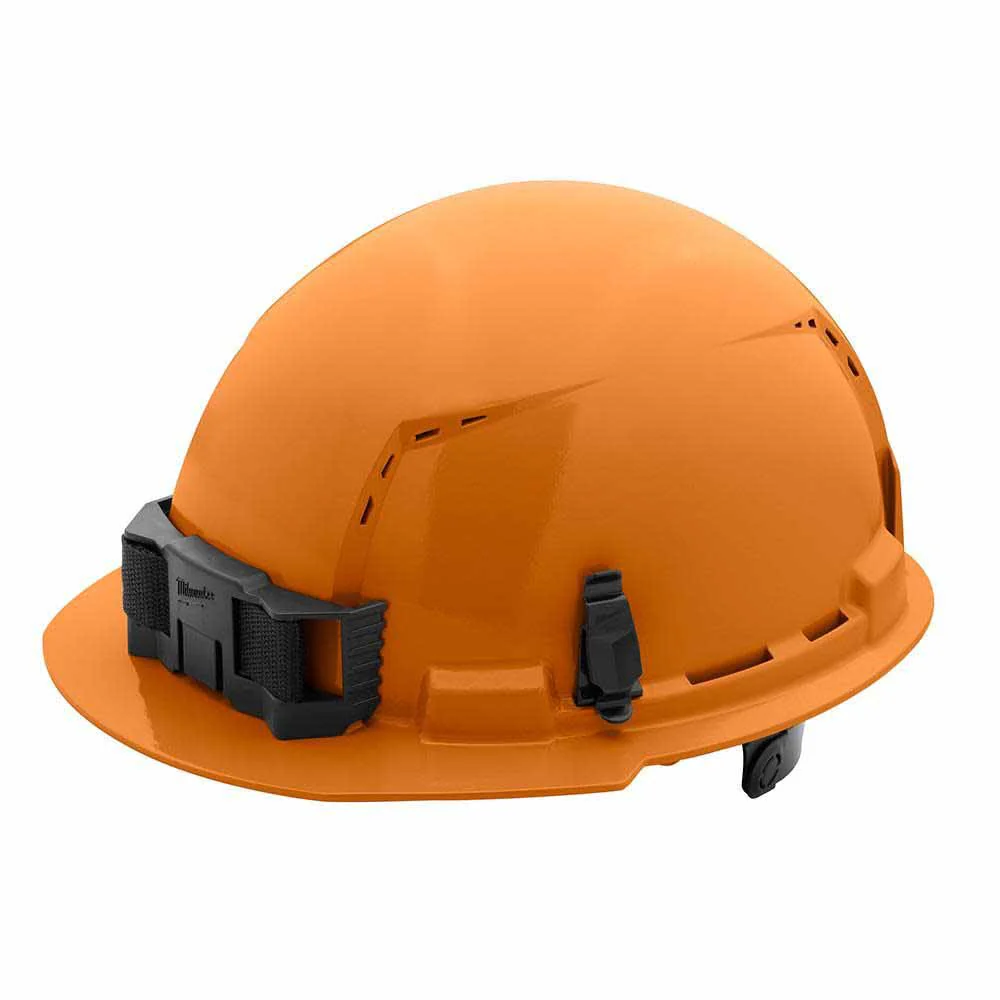 Milwaukee 48-73-1232 Orange Front Brim Vented Hard Hat with 6PT Ratcheting Suspension – Type 1 Class C - Mactool Shop