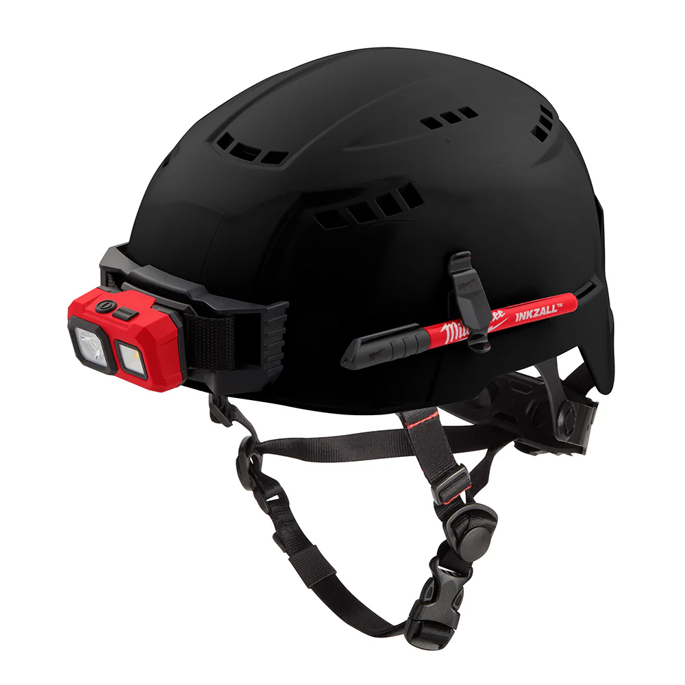 Milwaukee 48-73-1310 BOLT Black Safety Helmet (USA) - Type 2, Class C, Vented - Mactool Shop
