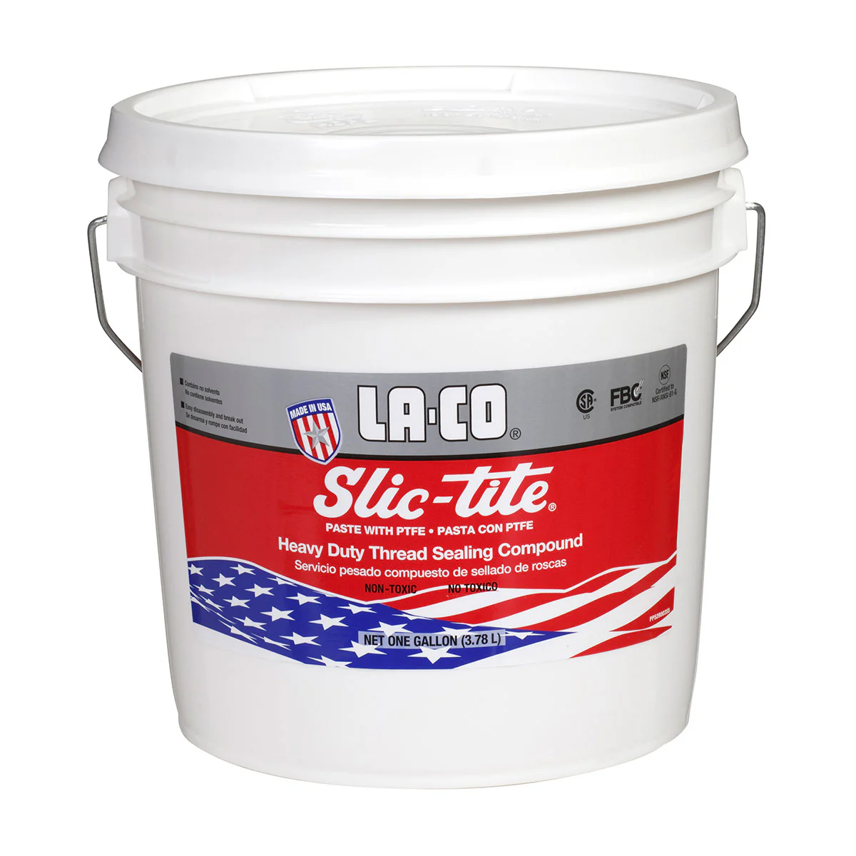 La-Co 42014 Slic-tite Paste w PTFE, 1 gal, 4 Pack - Mactool Shop