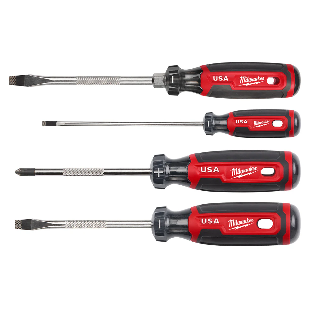 Milwaukee MT200-4 4PC Cushion Grip Screwdriver Kit (USA) - Mactool Shop