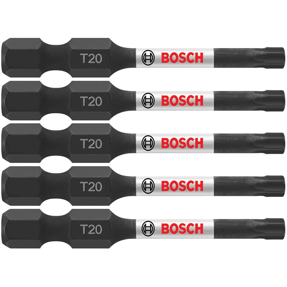 Bosch ITT20205 5 pc. Impact Tough 2 In. Torx #20 Power Bits - Mactool Shop