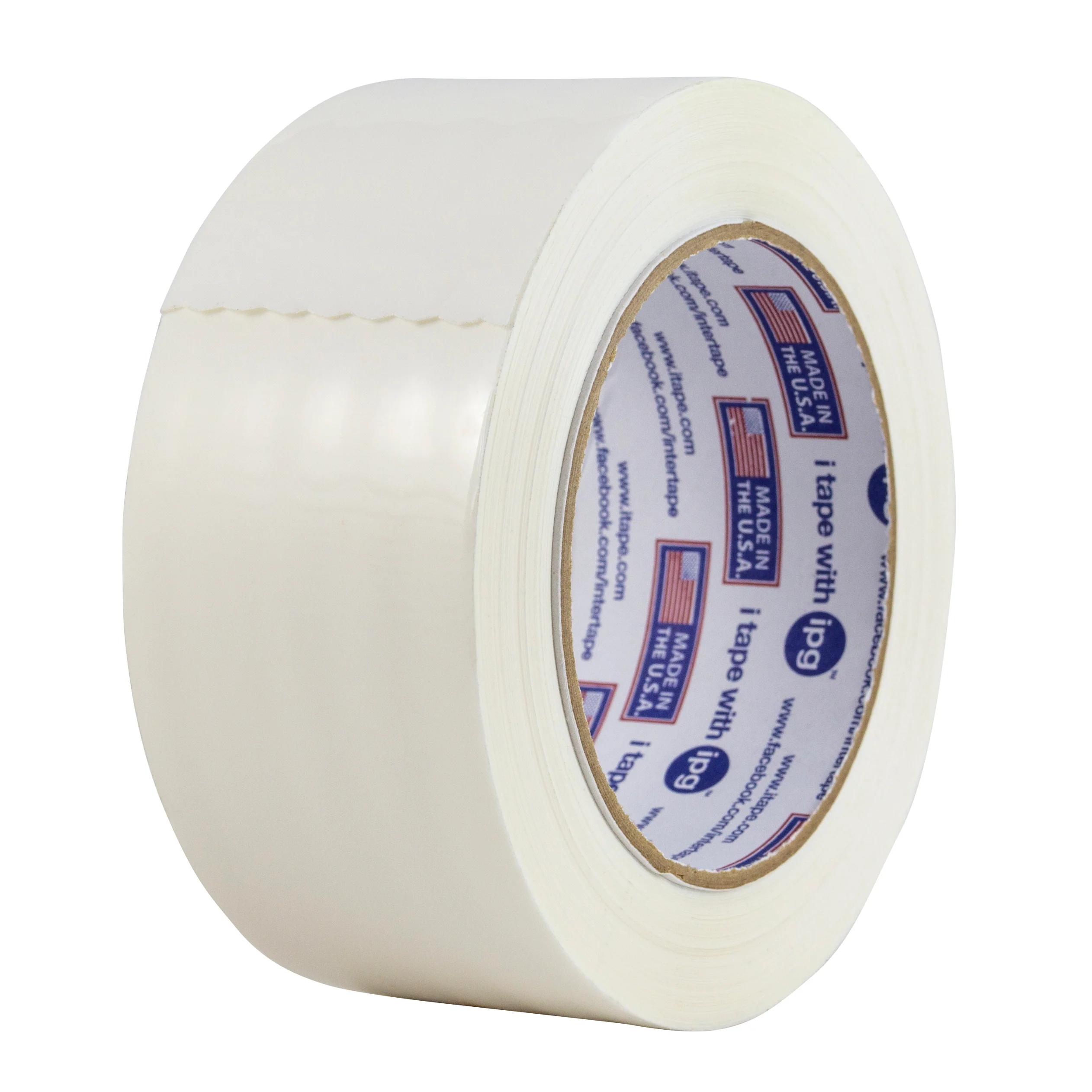 Intertape 321C..61 321 2.1 Mil ColoRed Medium Grade Acrylic CST - White 72MM X 100M IPG-IPG 24 - Mactool Shop