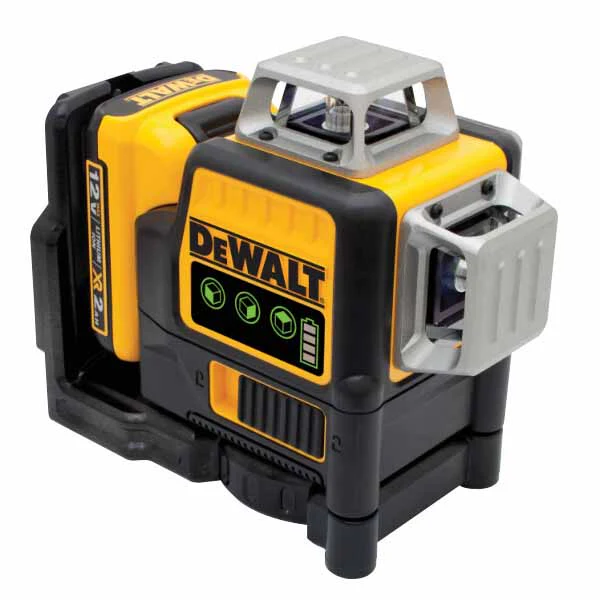 DeWalt DW089LG-K 12V 3 x 360 Degree Green Line Laser - Mactool Shop