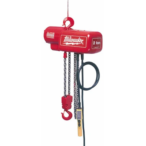 Milwaukee 9570 Electric Chain Hoist - 2-Ton Capacity - Mactool Shop