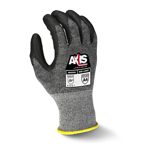 Radians RWG566XXL Axis Touchscreen Cut Protection Level A5 Work Glove, XXL - Mactool Shop