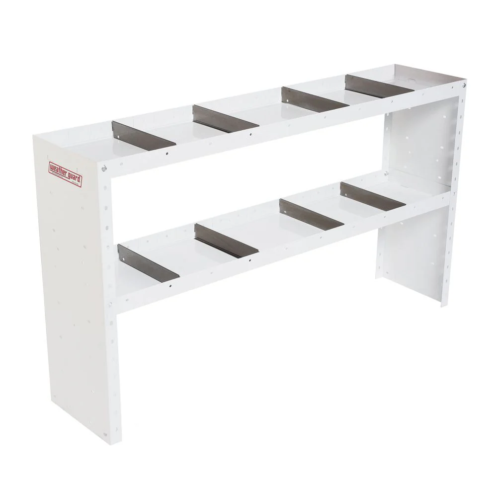 WeatherGuard 9336-3-03 Heavy Duty Adjustable 2 Shelf Unit, 34