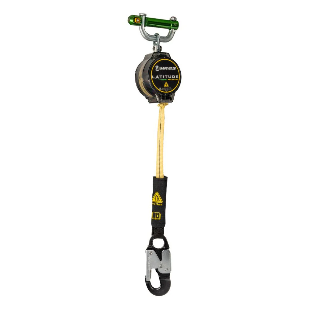 Safewaze 020-5206 Latitude Pro Arc Flash 7' Single Web SRL: 9013 BWB, Alu Snap Hook - Mactool Shop