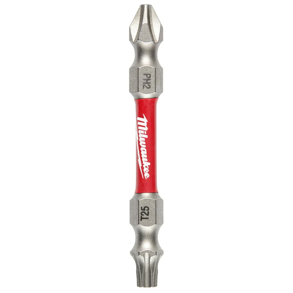 Milwaukee 48-32-4312 Shockwave Impact Phillips 2 & T25 Double Ended Bit - Mactool Shop