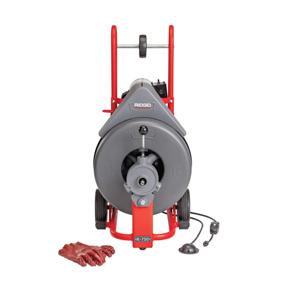 Ridgid 41977 K-750 Autofeed Drum Machine with 3/4