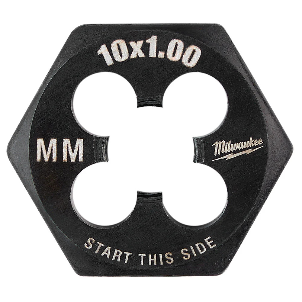 Milwaukee 49-57-5354 M10-1.00 mm 1-Inch Hex Threading Die - Mactool Shop