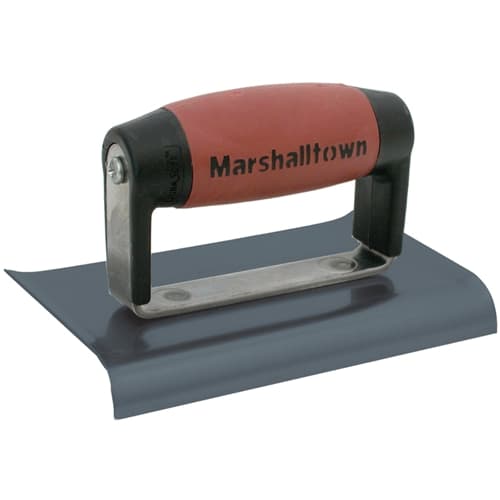 MarshallTown 121BD 14176 - 6 X 3 BS Edger-Curved Ends 1/2R, 5/8L-DuraSoft Handle - Mactool Shop