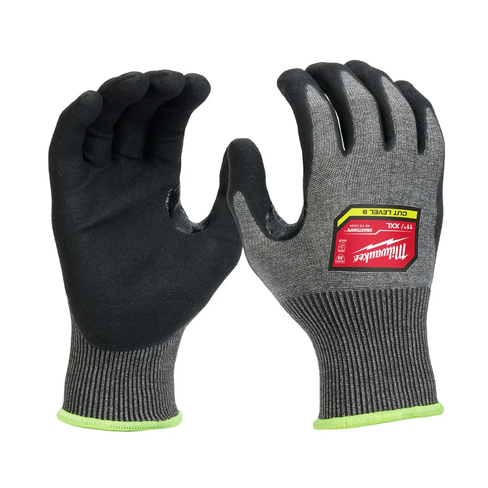 Milwaukee 48-73-7034 Cut Level 9 High-Dexterity Nitrile Dipped Gloves - XXL - Mactool Shop