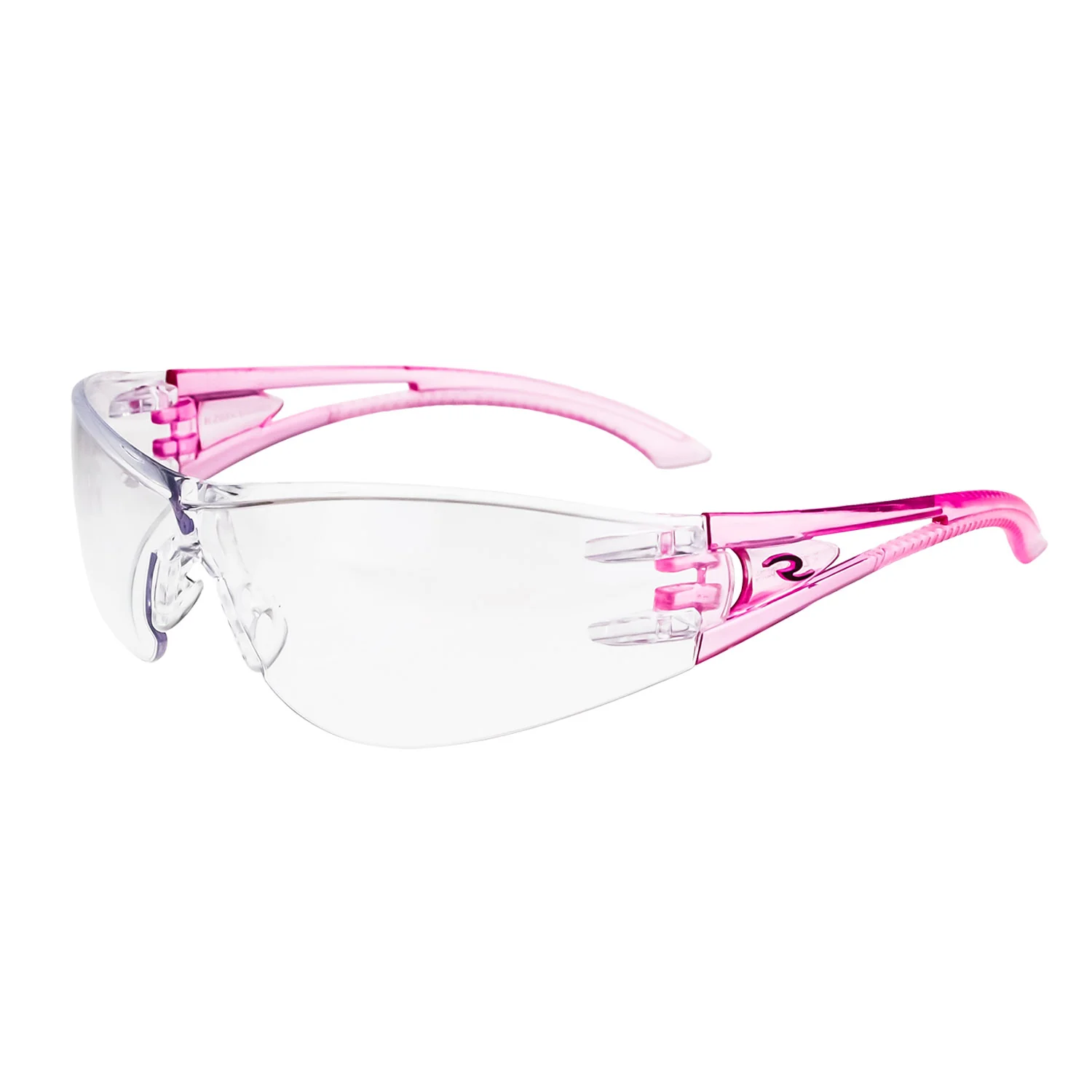 Radians OP6710ID Crossfire Optima Safety Eyewear - Clear - PINK TEMPLES - Mactool Shop