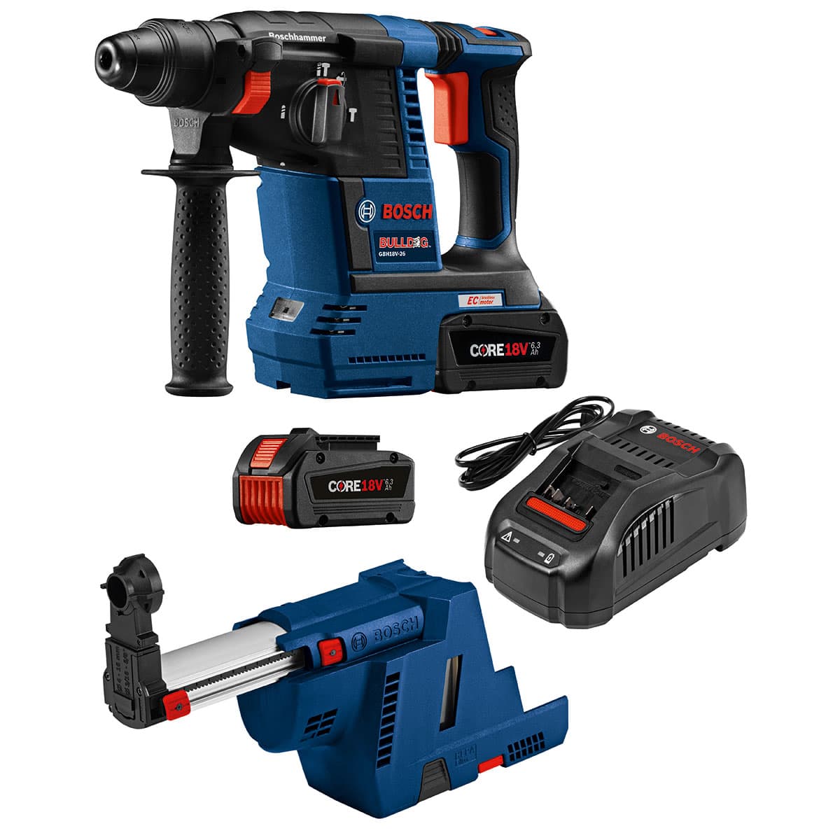 Bosch GBH18V-26K24AGDE 18V EC Brushless 1
