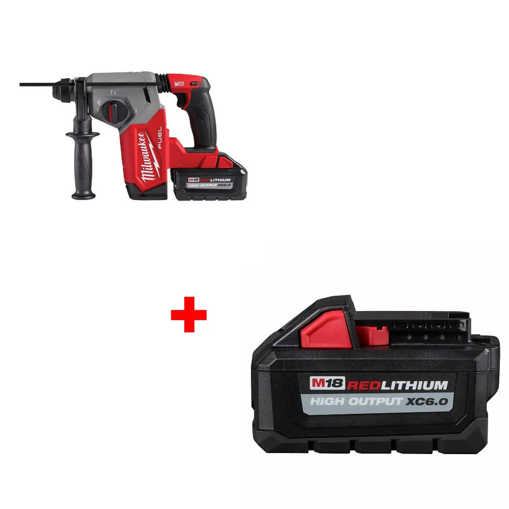 Milwaukee 2912-22 M18 FUEL Rotary Hammer Kit w/ FREE 48-11-1865 M18 Battery Pack - Mactool Shop