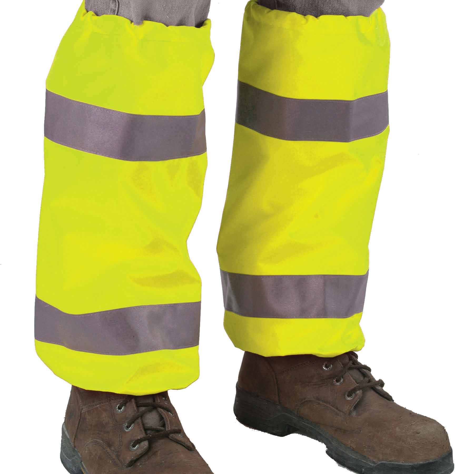 Ergodyne 29083 GloWear 8008 Supplemental Class E Hi-Vis Leg Gaiters, HV Lime - Mactool Shop