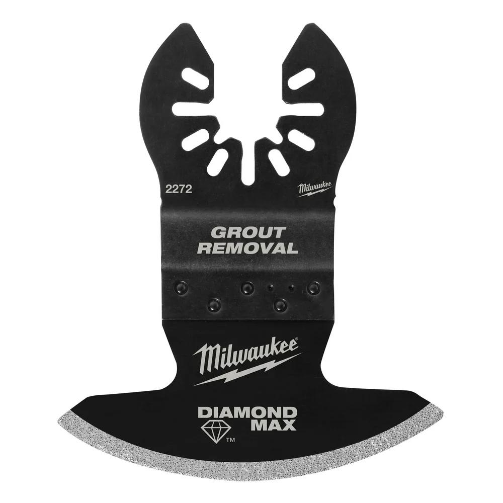 Milwaukee 49-25-2272 Universal Fit OPEN-LOK Diamond MAX Diamond Grit Grout Removal Multi-Tool Blade - Mactool Shop