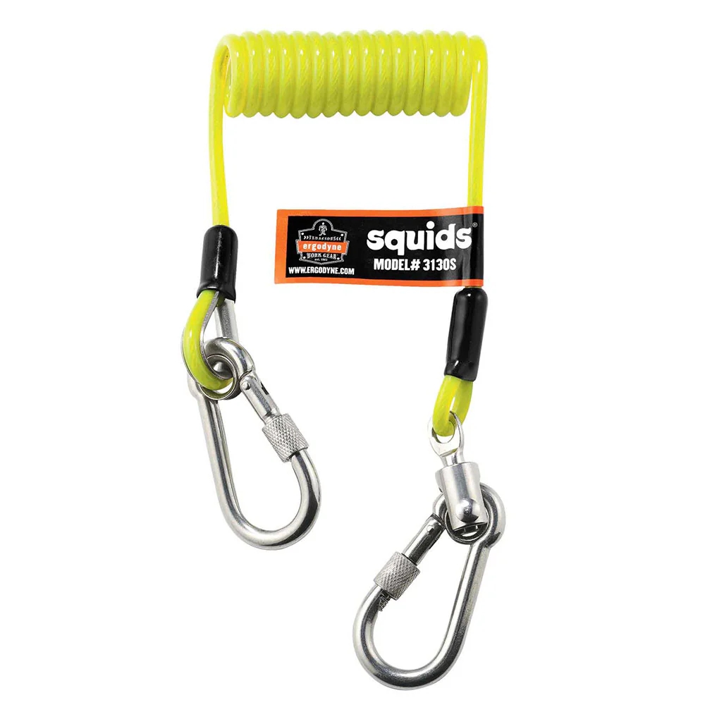 Ergodyne 19130 OAH 3130S Coiled Cable Lanyard - 2lb Small - Mactool Shop