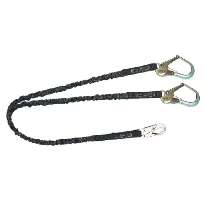 Safewaze FS586 6' Low-Profile Lanyard, Swivel & Rebar Hooks, 100% Tie-Off - Mactool Shop