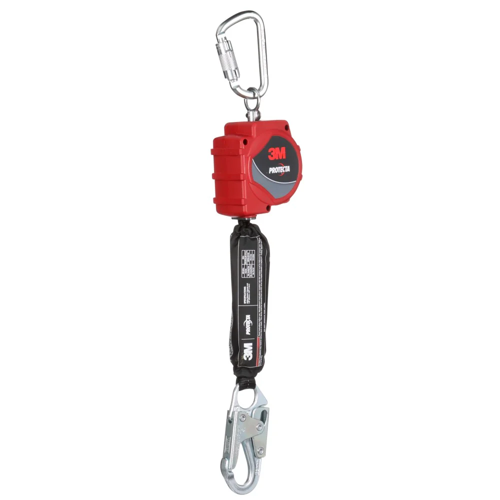 DBI Sala 3100513 Protecta Self-Retracting Lifeline with Carabiner, Web, Steel Snap Hook, 11' - Mactool Shop