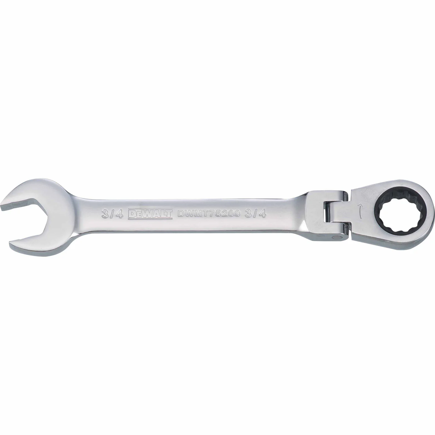 Dewalt DWMT75209OSP Mechanics Flat Head Ratcheting Combination Wrench 3/4