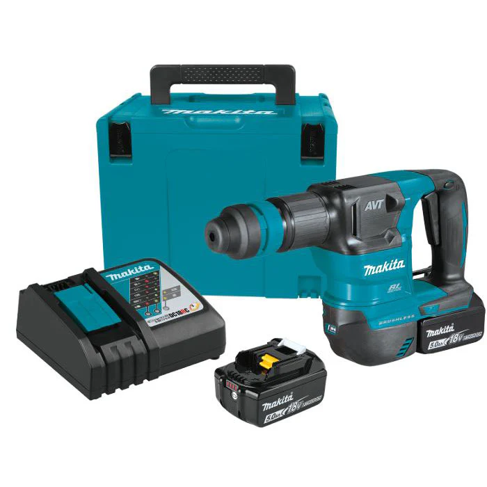 Makita XKH01TJ 18V LXT AVT Power Scraper Kit, accepts SDS-PLUS (5.0Ah) - Mactool Shop