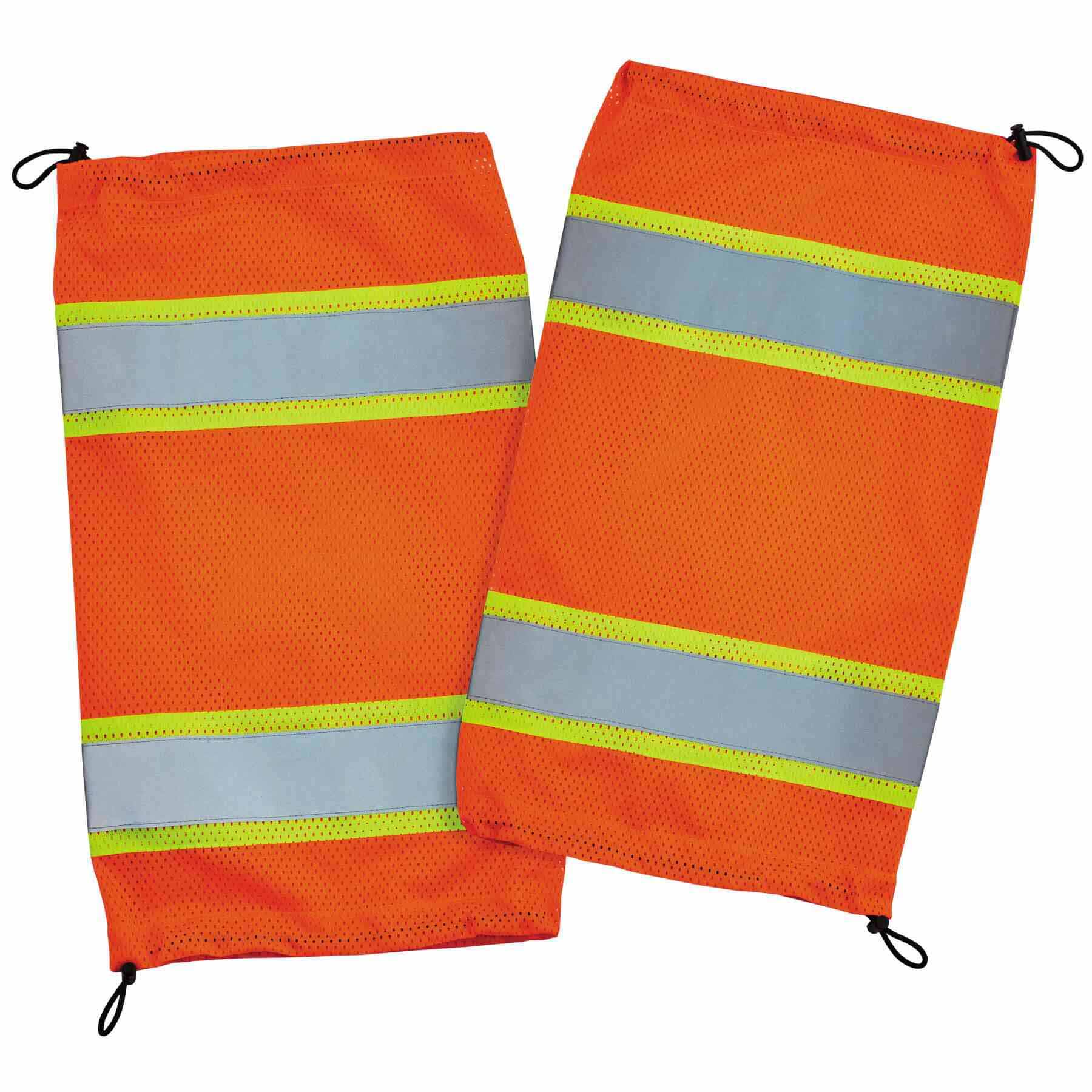 Ergodyne 29091 8009 Orange Class E Two-Tone Mesh Leg Gaiters - Mactool Shop