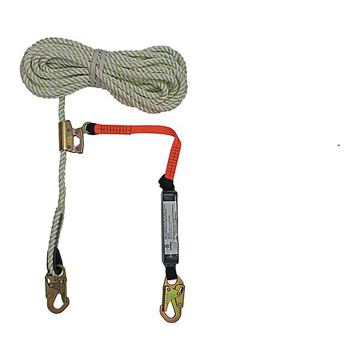 Safewaze FS700-50GA-3E 50' Rope Lifeline With 3' Lanyard Attached To Fall Arrester - Mactool Shop