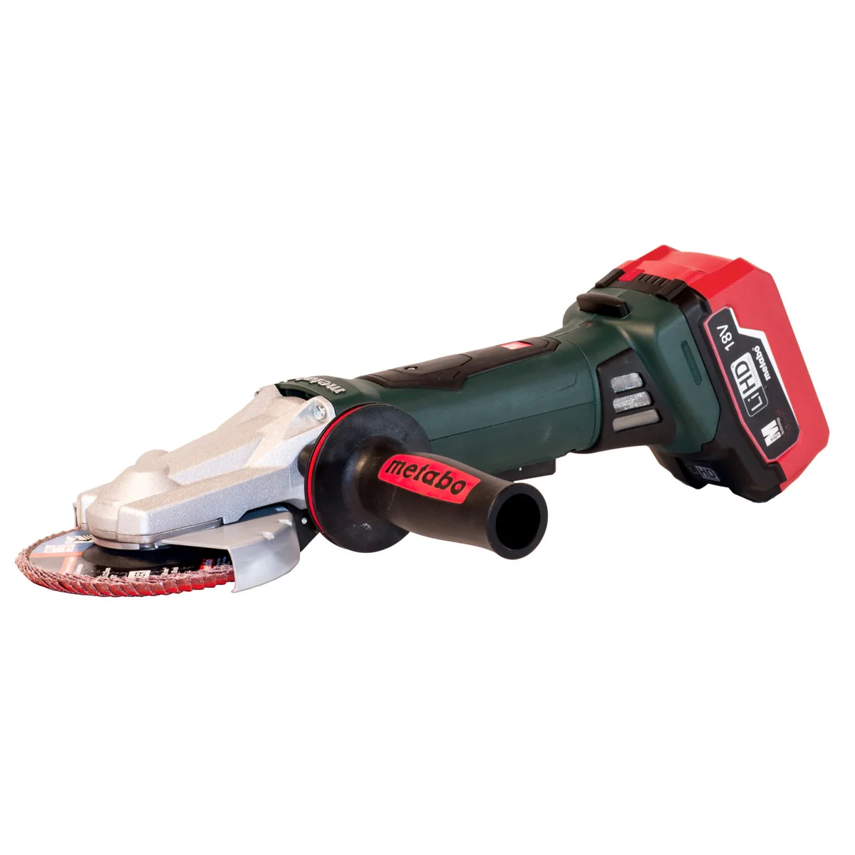 Metabo US613070620 WPF 18 LTX 125 Cordless Flat Head Angle Grinder Kit - Mactool Shop