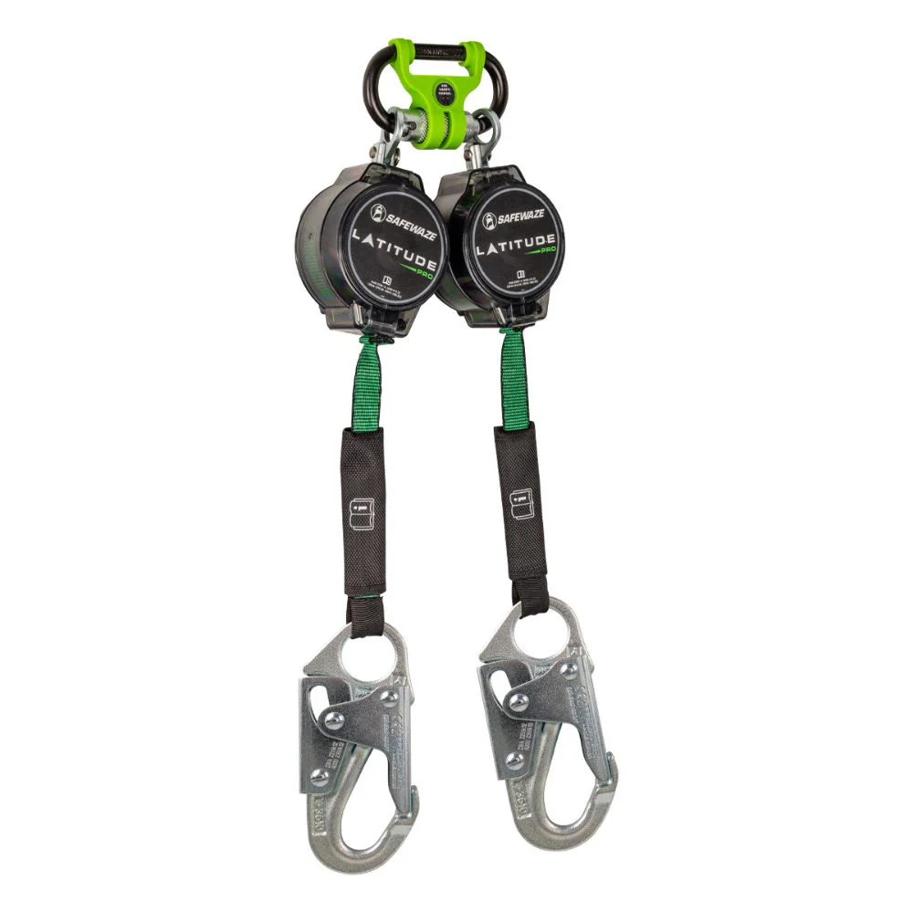 Safewaze 019-5124 Latitude Pro 7' Dual Web SRL: 1014 BWB, Snap Hooks - Mactool Shop