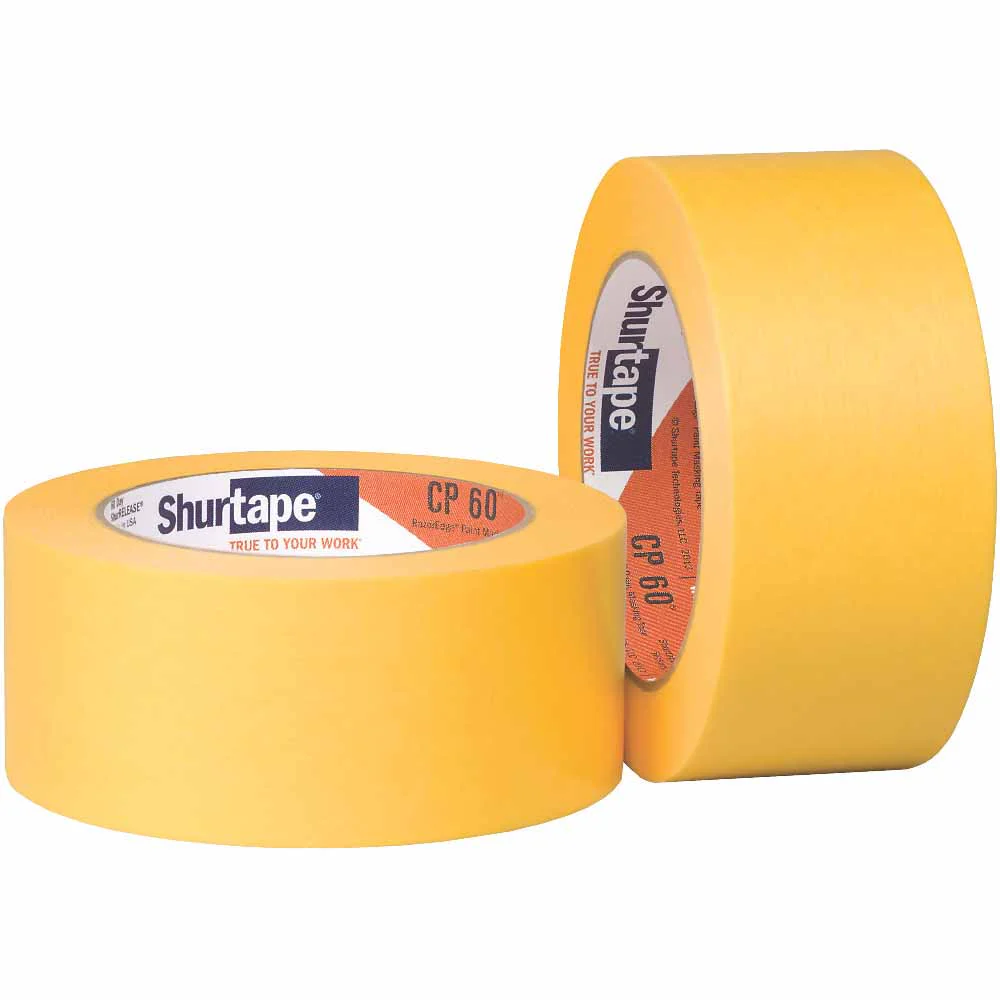 Shurtape 128615 CP 60 ShurRELEASE RazorEdge Yellow 2