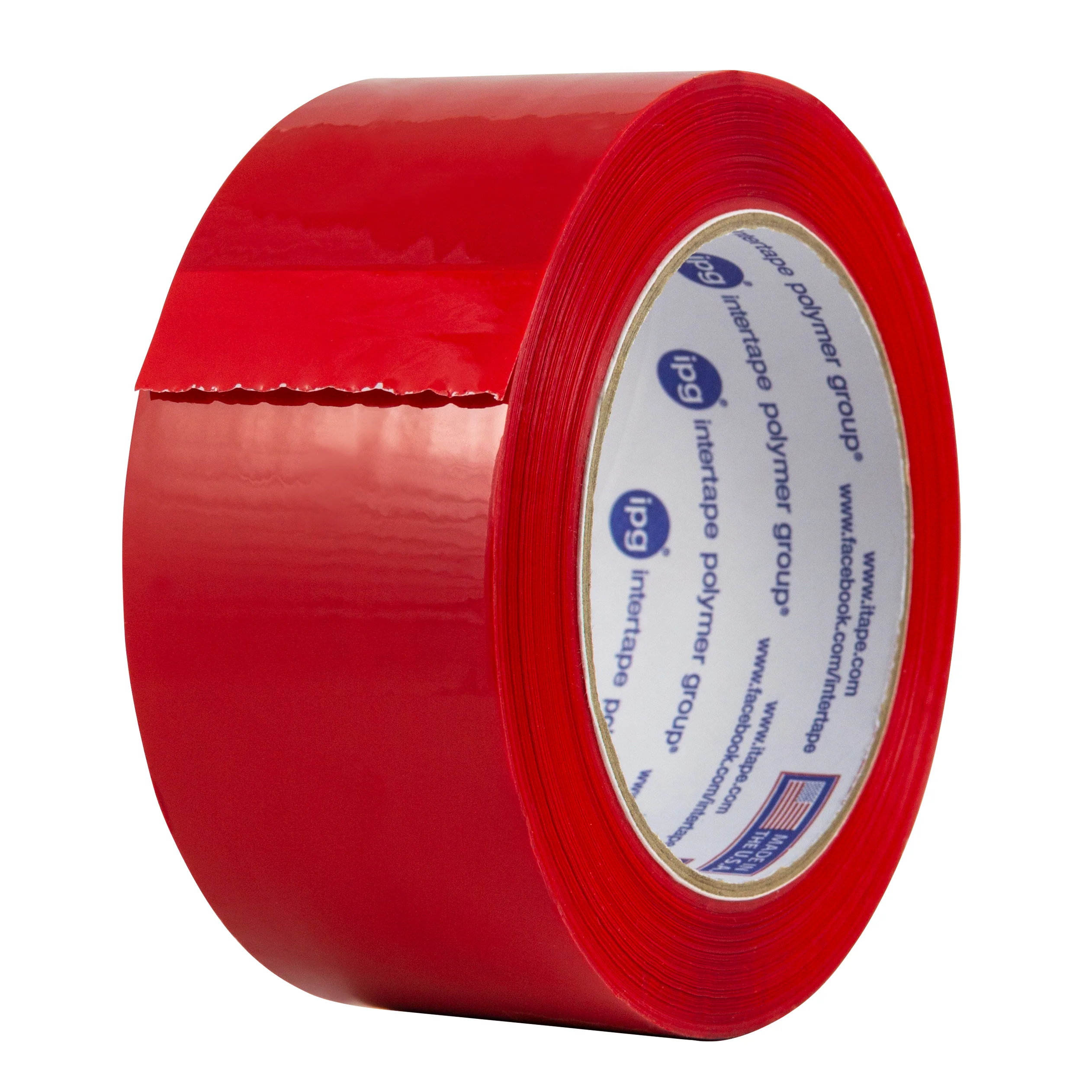 Intertape 321C..22 321 2.1 Mil ColoRed Medium Grade Acrylic CST - Red 72MM X 100M IPG-IPG 24 - Mactool Shop