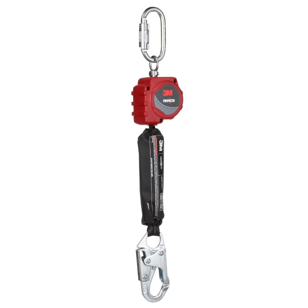 DBI Sala 3100506 Protecta Self-Retracting Lifeline with Carabiner, Web, Steel Snap Hook, 6' - Mactool Shop